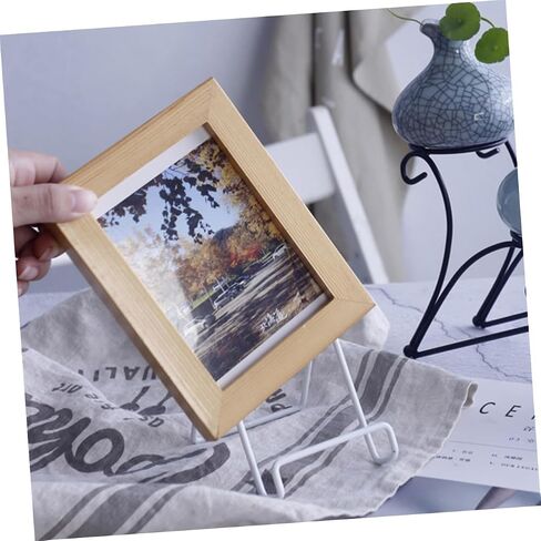 Creative Wrought Iron Photo Frame Stand for Table Display Medium Versatile Horizontal and Vertical Use for Home Decoration and Picture Showcasing in Saudi Arabia