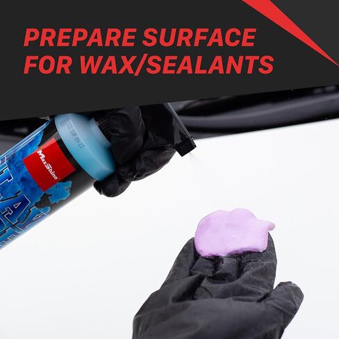 Maxshine Magic Clay Bar 3-Pack (150g) Fine Grade Material for Car Clay Bar Auto Detailing - Efficiently Cleans & Removes Surface Contaminants from Paintwork, Glass, Plastic, & Metal Surfaces in Kuwait