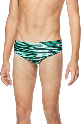 Speedo Men's Standard Swimsuit Brief ProLT Printed Team Colors, Black, 32 in Saudi Arabia