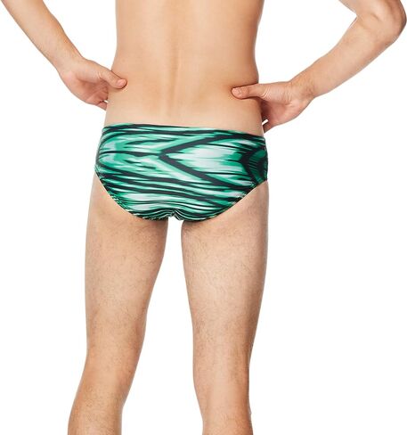 Speedo Men's Standard Swimsuit Brief ProLT Printed Team Colors, Black, 32 in Saudi Arabia