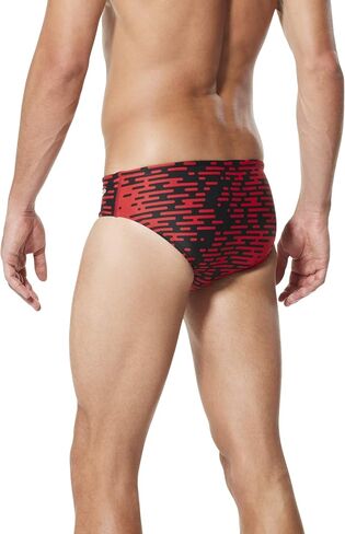 Speedo Men's Standard Swimsuit Brief ProLT Printed Team Colors, Black, 32 in Saudi Arabia