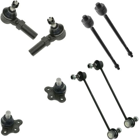 Inner Outer Tie Rod Lower Ball Joint Sway Bar Left Kit 8 Piece Sealed for Saturn for LS for LS1 for LS2 for LW1 for LW2 for LW200 for LW300 for L100 for L200 for L300 21018792 21019184 in Saudi Arabia