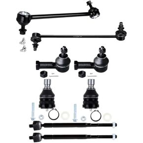 8Pieces Front Ball Joints Tie Rods Sway Bars Kit Alloy Steel 223-6610 in Saudi Arabia