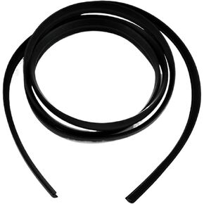 سيارة Universal Front Windshield Plate Sealing Snroof Weatherstrip Rubber 2M أسود على شكل H على شكل H على شكل H in Kuwait