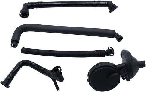 1 Set SHLPDFM PCV Crankcase Vent Valve Breather Oil Separator Hose Kit 11617501566 11157532649 11617504535 11617504536 Fits for BMW E46, E39, E60 320i, 323i, 325, 325i, 528i 325Xi 330Xi in Saudi Arabia
