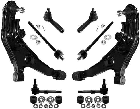 Suspension Kit Front Left Driver Right Passenger Inner Outer Lower Side Joint Tie Rods Sway Bar for Nissan for Altima 1993-1996 223-4879 RK620346 in Saudi Arabia