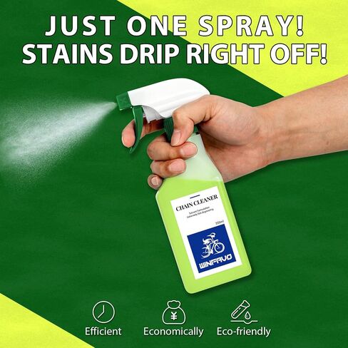 Prime Deals Bike Cleaner Spray Chain Degreaser: Drivetrain ＆ Brake Wash for Bicycle 350ML,Neutral Detergent, No Damage to Bike Body in Saudi Arabia