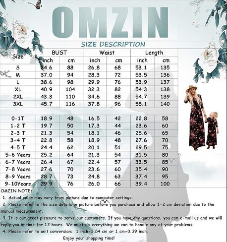 OMZIN Mom and Me Matching Dress Sleeveless Crewneck Maxi Dress Casual Long Dress in Kuwait