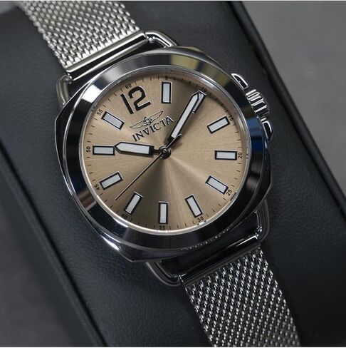 Invicta Lady's Wildflower 32mm Stainless Steel Quartz Watch, Gold (Model: 46338) in Saudi Arabia