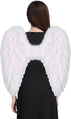 Angel Wings for Adult Feather Angel Costume for Women Halloween Costume in Kuwait