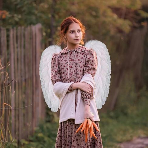 Angel Wings for Adult Feather Angel Costume for Women Halloween Costume in Kuwait