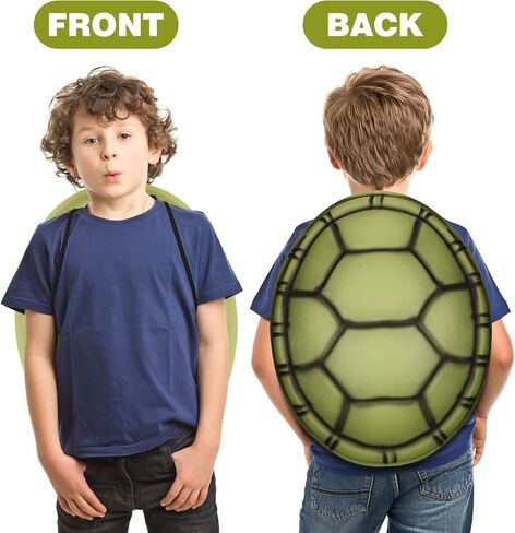 Operitacx Turtle Shell Costumes for Kid & Adult, Halloween Costume EVA Turtle Shell for Halloween Dress Up Cosplay Party in Kuwait