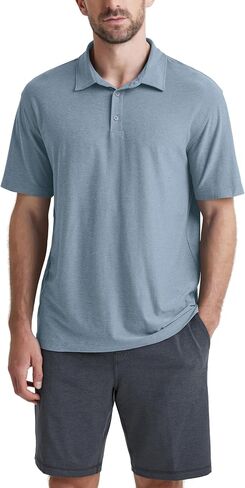 Ododos Performance Performance Polo- stratum Tech Tech ، و Soft Soft Moisture Wicking UPF 50+ Tops-the-Ascent Series in Saudi Arabia