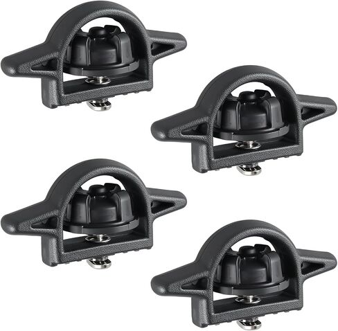 4PCS Tie Down Bed Cleats Compatible with Toyota Tacoma 2005-2024 & Tundra 2007-2024 Truck Deck Rail System Replace#: PT278-35160 PT278-35112 PT278-0C010 PT278-35111 in Saudi Arabia