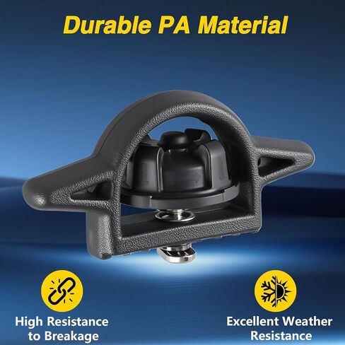 4PCS Tie Down Bed Cleats Compatible with Toyota Tacoma 2005-2024 & Tundra 2007-2024 Truck Deck Rail System Replace#: PT278-35160 PT278-35112 PT278-0C010 PT278-35111 in Saudi Arabia