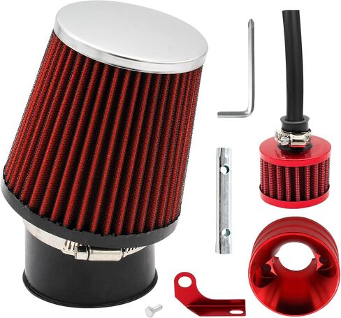 Upgraded Mini Bike Air Filter Adapter Kit for Predator 212cc Coleman CT200U CT200U-EX BT200X KT196 224cc 196cc 6.5hp Honda GX160 GX200 Engine Go Kart Performance Parts in Kuwait