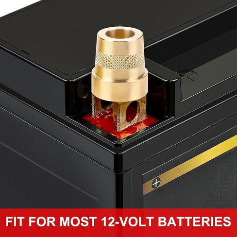 Hromee 586 Tall Brass Post Adaptor M6 Thread for Car Terminal Battery in Saudi Arabia