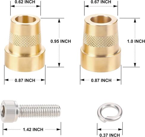 Hromee 586 Tall Brass Post Adaptor M6 Thread for Car Terminal Battery in Saudi Arabia