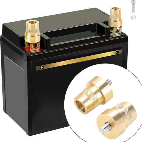Hromee 586 Tall Brass Post Adaptor M6 Thread for Car Terminal Battery in Saudi Arabia