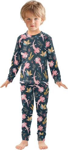Pajama يضع الأكمام الطويلة ناعم المريح ملابس 2 قطعة PJS 3-8 سنوات in Saudi Arabia