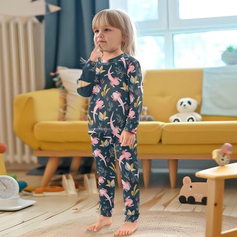Pajama يضع الأكمام الطويلة ناعم المريح ملابس 2 قطعة PJS 3-8 سنوات in Saudi Arabia