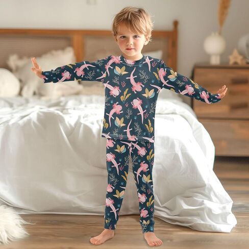 Pajama يضع الأكمام الطويلة ناعم المريح ملابس 2 قطعة PJS 3-8 سنوات in Saudi Arabia