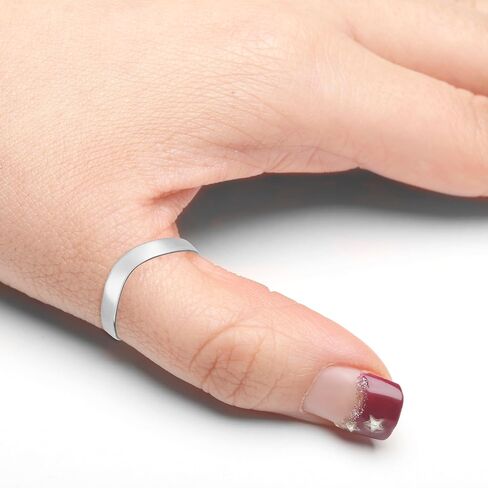 Floreo 10k Yellow or White Gold 2mm High Polish Curved Waved Stackable Thumb Ring in Saudi Arabia