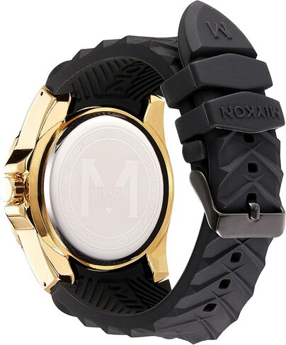 Miykon Dive Watches for Men | Casual Sports Analog Watch Men with Genuine Comfortable Silicone Band | Ion Polished, Luminous Hands, Scratch Resistant Glass, Japanese Quartz, 100ft Water Resistant in Saudi Arabia