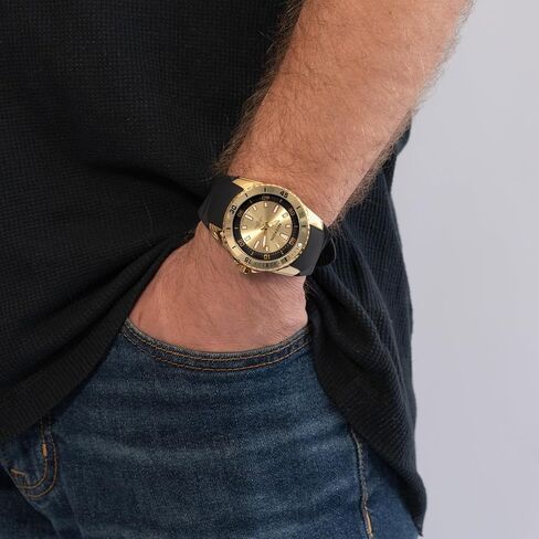 Miykon Dive Watches for Men | Casual Sports Analog Watch Men with Genuine Comfortable Silicone Band | Ion Polished, Luminous Hands, Scratch Resistant Glass, Japanese Quartz, 100ft Water Resistant in Saudi Arabia