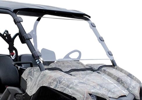 SuperAtv مقاوم للخدمة الخدش الثقيلة مقاومة الزجاج الأمامي لعام 2014+ Yamaha Viking/Viking VI | 1/4 "البولي الكربونات السميكة | ختم لمبة مثقبة قبل التثبيت | سهلة التثبيت | مغلفة صلبة للمتانة | الولايات المتحدة الأمريكية in Saudi Arabia