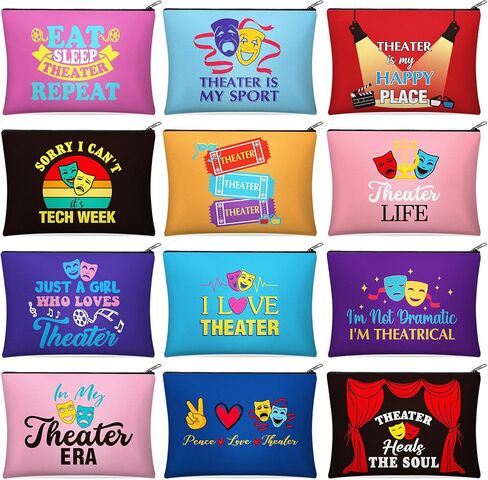 Reginary 12 Pieces Sisters in Christ Makeup Bags Christian Gifts for Women Christian Secret Sister Cosmetic Bags Inspirational Religious Valentine Mother's Day Birthday Gift for Best Friends Sister in Kuwait