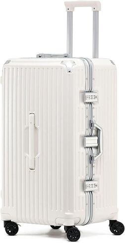 أمتعة Beith Hardside مع USB ، Type-C ، حامل الكأس ، BS2298 حقيبة إطار من الألومنيوم الكبيرة مع 5 عجلات 360 درجة الدوران المزدوج ، قشرة مربع ABS+PC ، قفل TSA ، قضيب رفع الألومنيوم ، دائم in Kuwait