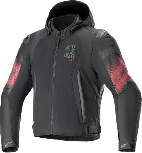 Zaca Air Venom WP Jacket (US, Alpha, 4X-Large, Regular, Regular, Black/Bright Red) in Saudi Arabia