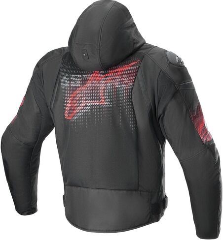 Zaca Air Venom WP Jacket (US, Alpha, 4X-Large, Regular, Regular, Black/Bright Red) in Saudi Arabia