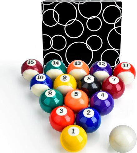 2.5cm/0.98inch Mini Billiard Balls Set 16Pcs Children Mini Pool Balls Small Billiard Balls for kid's Mini Pool Table Billiard Ball Indoor Table Game Toy for Kids, Adults in Saudi Arabia