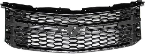 Front Bumper Grille Fit for 2015-2020 Chevrolet Chevy Tahoe Suburban LS LT Grill Intake Replacement with Gloss Black Grille Replacements in Kuwait