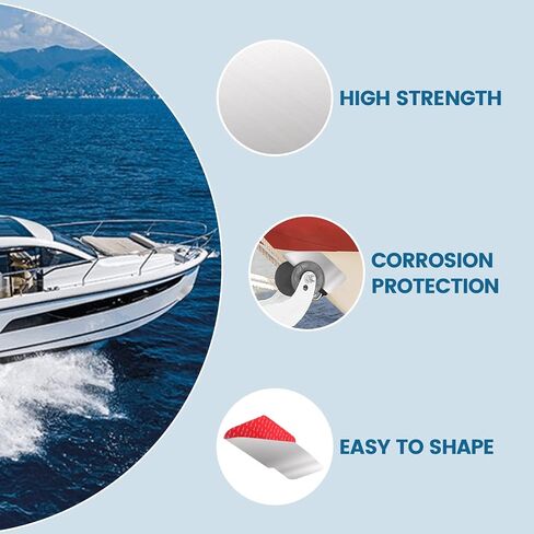 Premium 316 Stainless Steel Boat Keel Guard & Bow Protector, Expertly Designed, 9.9''*9.9'' with 3M HVB Adhesive - A Must-Have for Ships and Yachts in Saudi Arabia