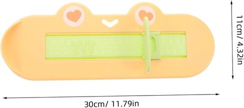 Ciieeo Foot Length Measurer Boys and Girls Shoe Size Gauge Baby Foot Ruler Home Measurement Tool in Saudi Arabia