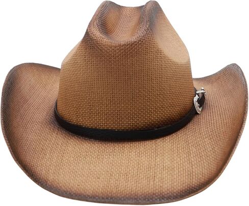 Straw Cowboy Hat for Men Cowgirl Hats Women Wide Brim Beach Sun Hat Western Summer Hats in Kuwait