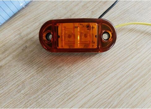 10PCS Highlight LED Piranha Lights Side Lights Truck LED Signal Lights Marker Light RED in Kuwait