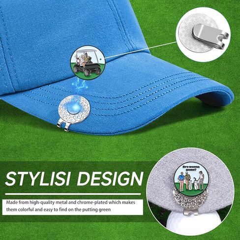 Finger Magnetic Golf Ball Marker with Clip, Funny Alignment Golf Ball Marker for Putting Green, Golf Ball Marker Hat Clip Magnet,Interesting Golf Accessorie Gifts for Golf Lovers in Saudi Arabia