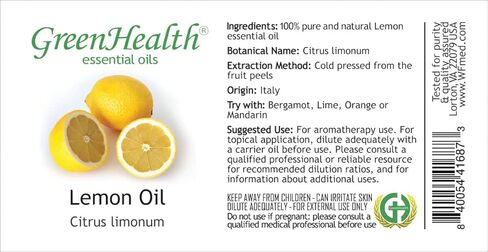 GreenHealth Lemongrass Essential Oil - 100% Pure 1 fl oz (30ml) in Saudi Arabia