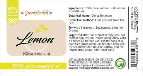 GreenHealth Lemongrass Essential Oil - 100% Pure 1 fl oz (30ml) in Saudi Arabia