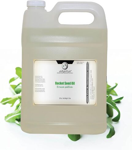 uh*Roh*Muh Arugula Oil (Eruca Sativa) – Taramira Carrier Oil AKA Rocket Seed, Cold-Pressed, Pure & Unadulterated 4 Fl Oz Egypt in Kuwait