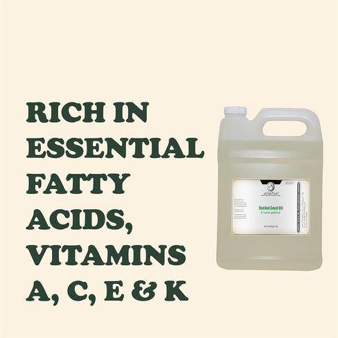 uh*Roh*Muh Arugula Oil (Eruca Sativa) – Taramira Carrier Oil AKA Rocket Seed, Cold-Pressed, Pure & Unadulterated 4 Fl Oz Egypt in Kuwait
