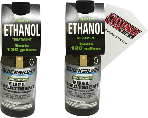حزمة متوافقة مع معالجة ميركوري Quickare Fuel Treatment 12 أوقية 8M0047920-2PACK تحتوي على اثنين من المعالجة السريعة للوقود 12 أوقية in Kuwait