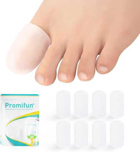 Toe Cap Bunion Protector Cover - 6 Pairs Toe Protector for Women Men - Cushions and Protects Provide Relief from Missing or Ingrown Toenails, Corns, Blisters, Hammer Toes(3L+2M+1S) in Saudi Arabia
