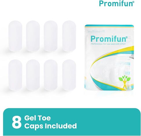 Toe Cap Bunion Protector Cover - 6 Pairs Toe Protector for Women Men - Cushions and Protects Provide Relief from Missing or Ingrown Toenails, Corns, Blisters, Hammer Toes(3L+2M+1S) in Saudi Arabia