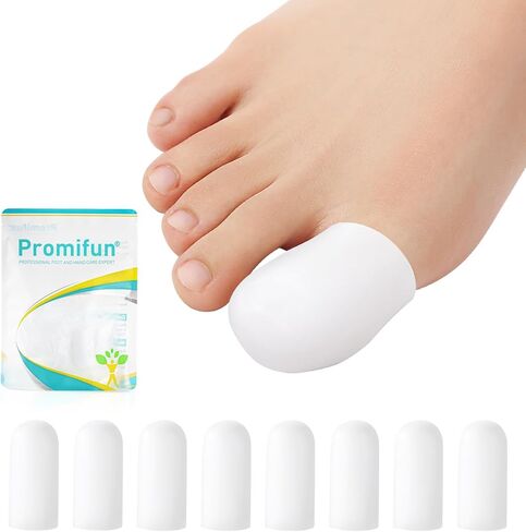 Toe Cap Bunion Protector Cover - 6 Pairs Toe Protector for Women Men - Cushions and Protects Provide Relief from Missing or Ingrown Toenails, Corns, Blisters, Hammer Toes(3L+2M+1S) in Saudi Arabia