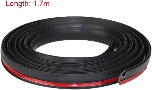 Car Windshield Seal Strip Rubber Front Window Gap Filler Waterproof Windproof Wiper Windshield Panel Moulding Sealing Strips(1.7m No Adhesive) in Saudi Arabia